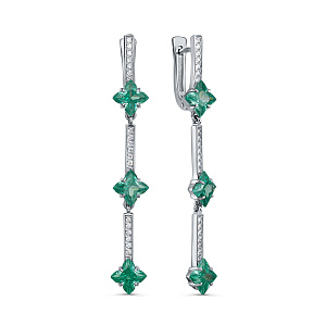 Серьги с английским замком 12-1026-13300