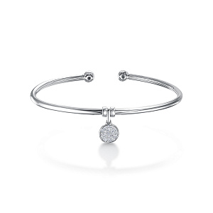 Браслет из белого золота с бриллиантами