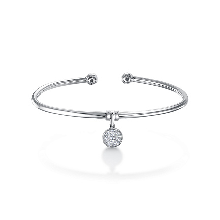 Браслет из белого золота с бриллиантами