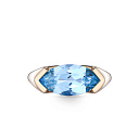 Кольцо из желтого золота с топазом