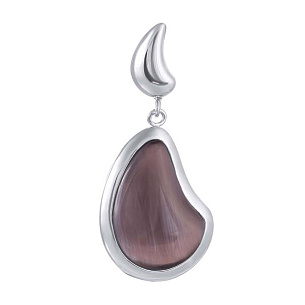 Подвеска из серебра с стеклом