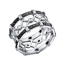 Кольцо из белого золота с бриллиантами