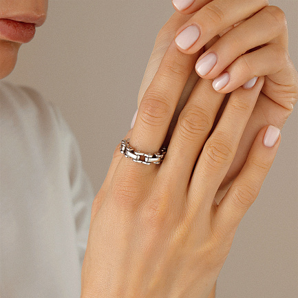 Кольцо из серебра