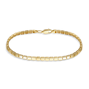 Браслет декоративный из желтого золота