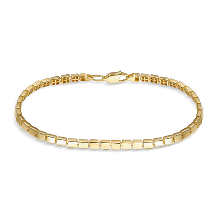 Браслет декоративный из желтого золота