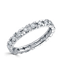 Кольцо из белого золота с бриллиантами