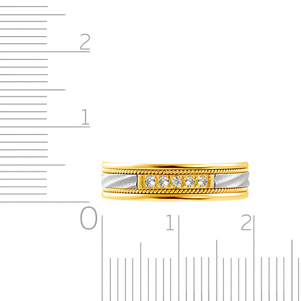 Кольцо обручальное из золота