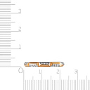 Кольцо из красного золота с фианитом