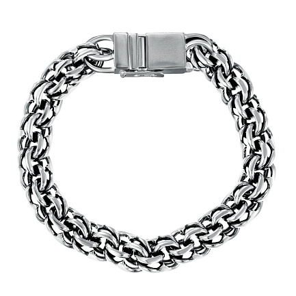 Браслет ручной работы из серебра