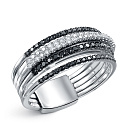 Кольцо из белого золота с бриллиантами