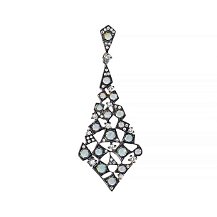 Подвеска из желтого золота с сапфиром