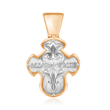 Крест из красного золота
