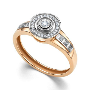 Кольцо из красного золота