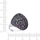 Кольцо из серебра с фианитом