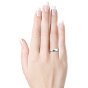 Кольцо из белого золота