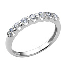 Кольцо из белого золота с бриллиантами