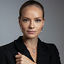 Колье из красного золота с перламутром