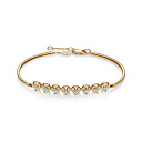 Браслет из красного золота с бриллиантами