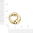 Подвеска из серебра с позолотой