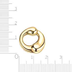 Подвеска из серебра с позолотой