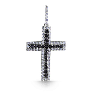 Подвеска из серебра с фианитом