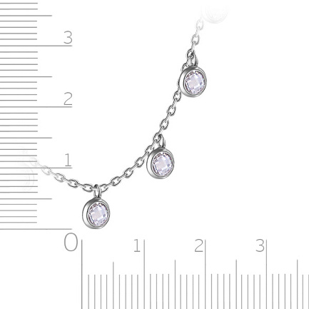 Колье из серебра