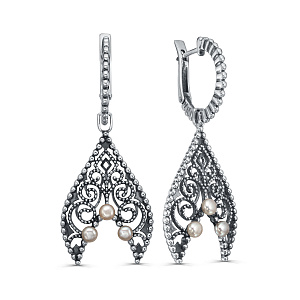 Серьги с английским замком 12-1044-1583