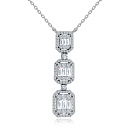 Колье из белого золота с бриллиантами