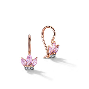 Серьги детские С639-2068М4