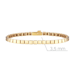 Браслет декоративный из серебра