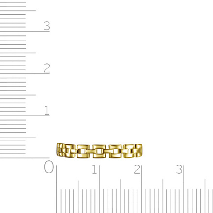 Кольцо из серебра с позолотой