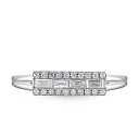 Кольцо из белого золота с бриллиантами