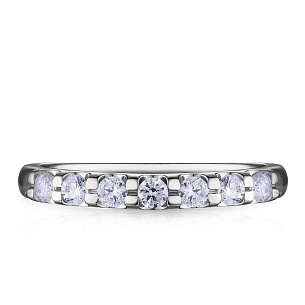 Кольцо из белого золота с бриллиантом