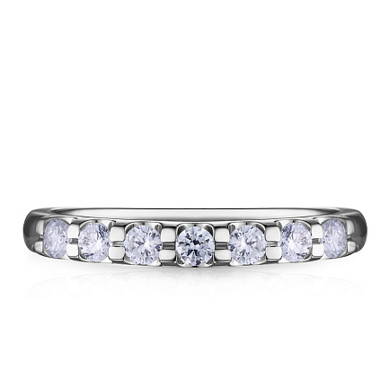 Кольцо из белого золота с бриллиантами