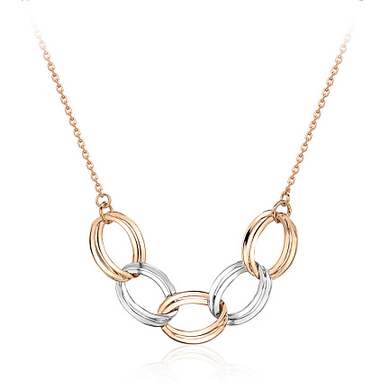 Колье из красного золота