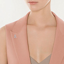 Брошь из серебра с фианитом