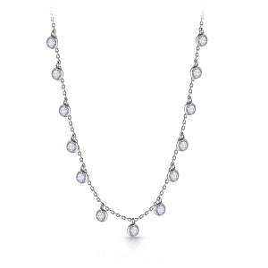 Колье из серебра