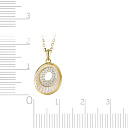 Колье из серебра с позолотой, перламутром