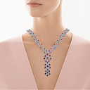 Колье из серебра с фианитом