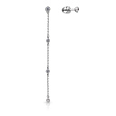 Пусеты из белого золота с бриллиантами