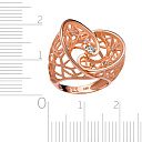 Кольцо из красного золота с бриллиантами