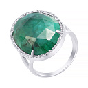 Кольцо из серебра с кианитом