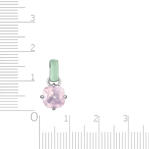 Подвеска из серебра с эмалью