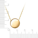 Колье из желтого золота