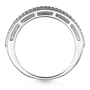 Кольцо из серебра с фианитом