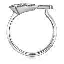 Кольцо из белого золота с бриллиантами