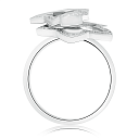 Кольцо из серебра с фианитом