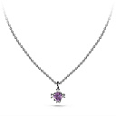 Колье из белого золота с бриллиантами