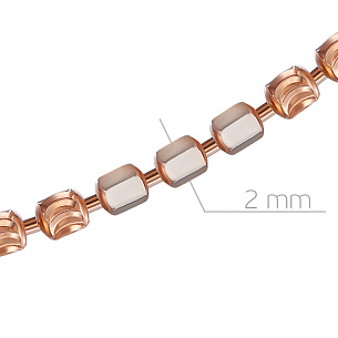 Цепь декоративная из серебра с золочением