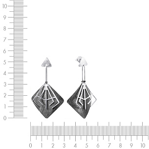 Пусеты из серебра